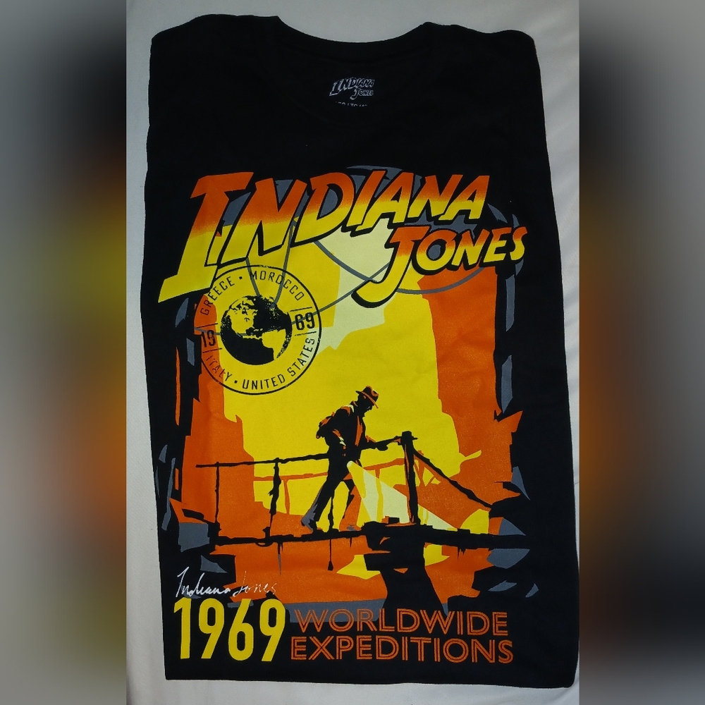 Brand NEW Mens' 🦒🦍 Indiana Jones 🦍🦒 T Shirt XL